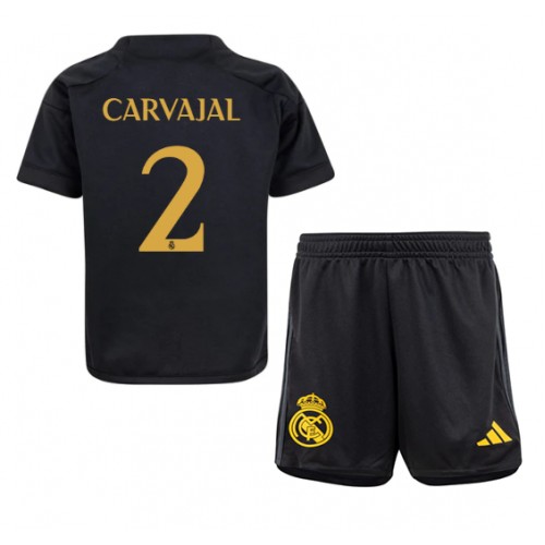 Real Madrid Daniel Carvajal #2 Rezervni Dres za djecu 2023-24 Kratak Rukav (+ Kratke hlače)